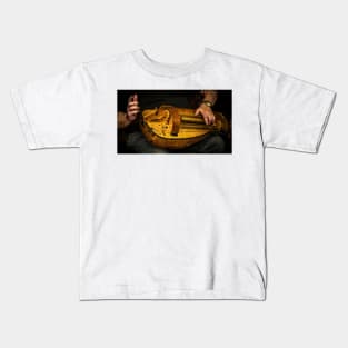 The Hurdy Gurdy Player Kids T-Shirt